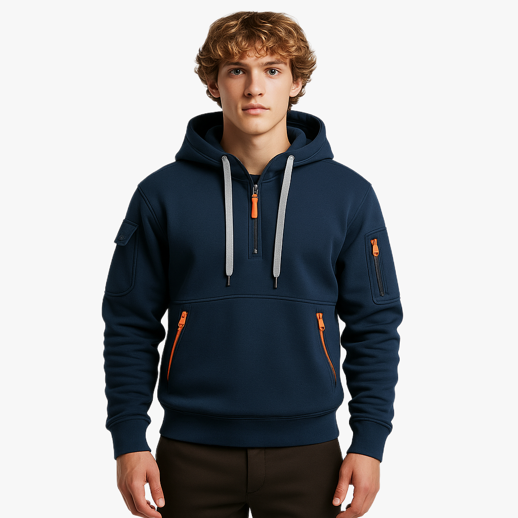 Bequeme Herren Winterjacke mit Taschen
