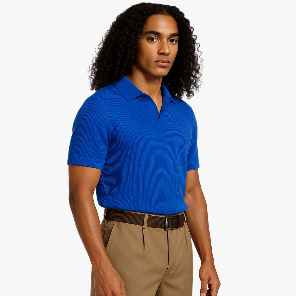 Lässiges Kurzarm Herren Poloshirt für Sommer