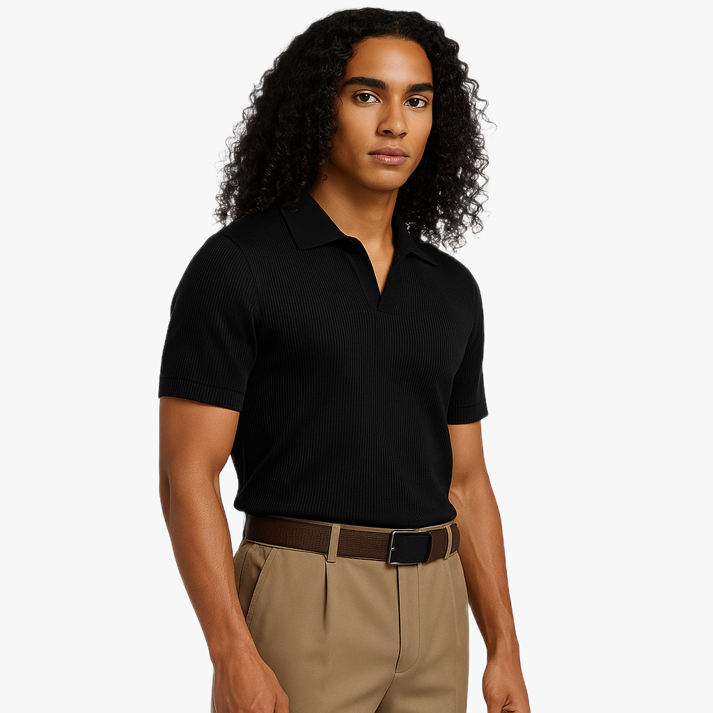 Lässiges Kurzarm Herren Poloshirt für Sommer