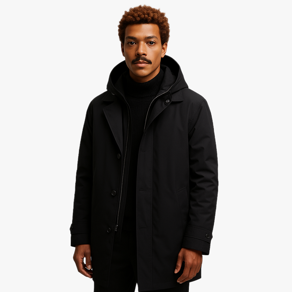 Wasserdichte Herren Winterjacke mit Kapuze