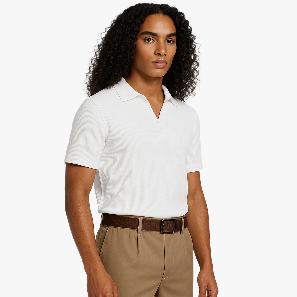 Lässiges Kurzarm Herren Poloshirt für Sommer