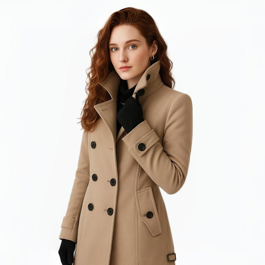 Eleganter Damen Trenchcoat für kalte Tage